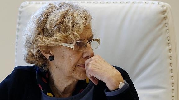 La alcaldesa de Madrid, Manuela Carmena. 