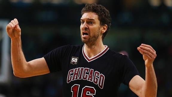 Pau Gasol, durante el partido. 