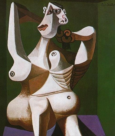 'Mujer peinándose', de Picasso.