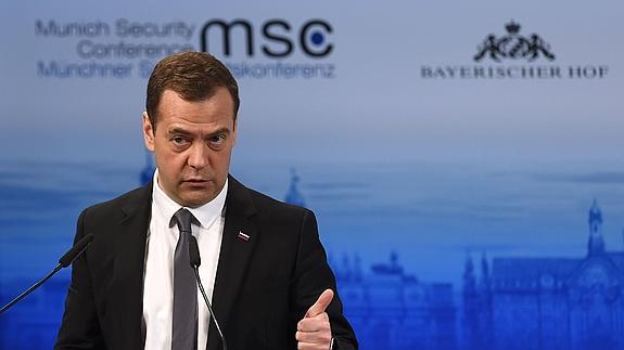 El primer ministro ruso, Dimitri Medvedev.