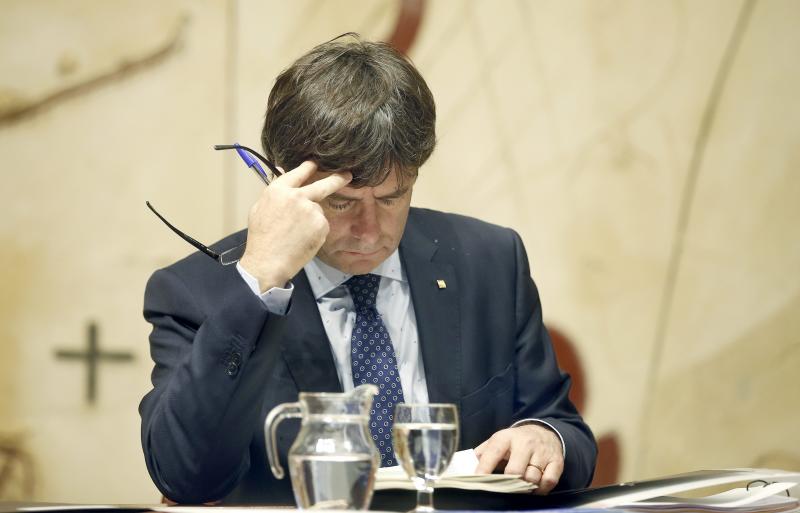 El presidente de la Generalitat de Cataluña, Carles Puigdemont.