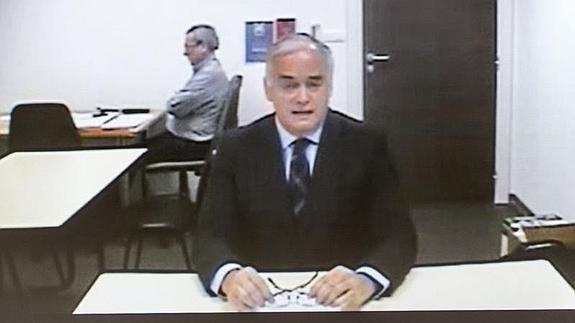 Esteban González Pons, durante su declaración.