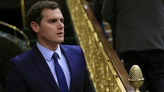 El líder de Ciudadanos, Albert Rivera. 