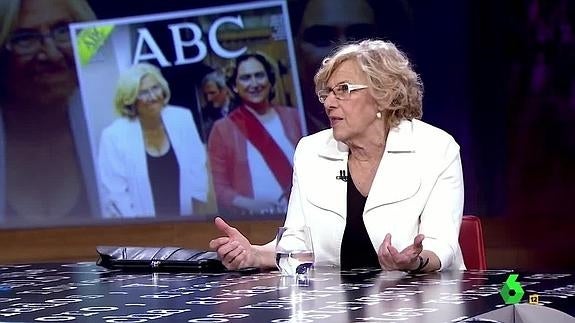 Manuela Carmena, en La Sexta.