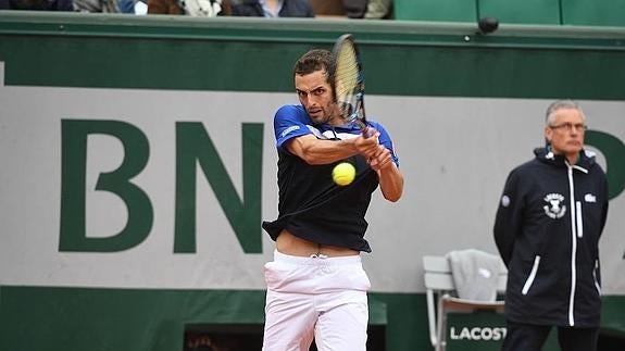 Albert Ramos, durante el partido de octavos de final. 