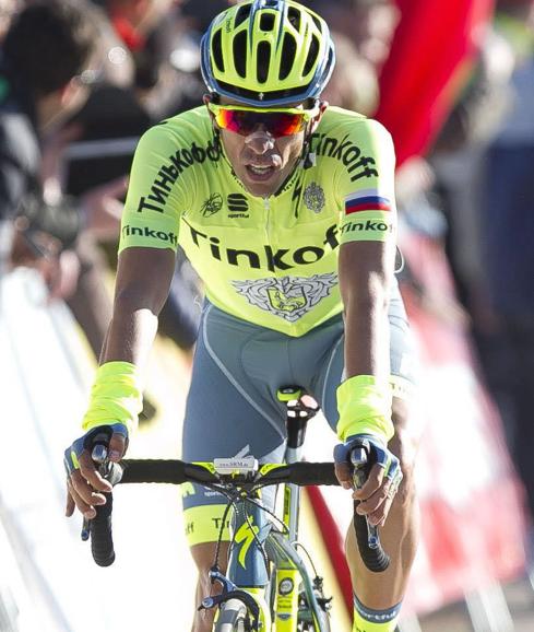 Alberto Contador, durante una prueba. 