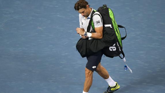 Ferrer, durante un torneo ATP. 