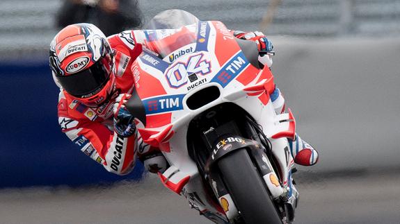 Andrea Dovizioso, durante los entrenamientos del GP de Austria. 