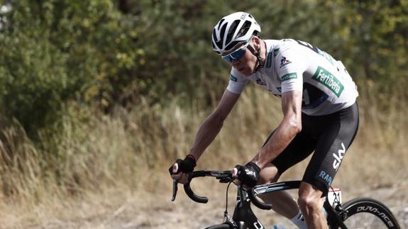 Chris Froome, líder del equipo Sky. 