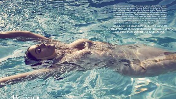 La portada de 'Paris Match' con Monica Belluci.