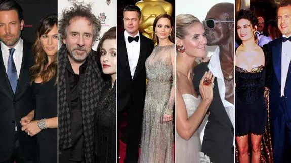 Antes que Angelina Jolie y Brad Pitt, muchos otros matrimonios de Hollywood nos dejaron con la boca abierta