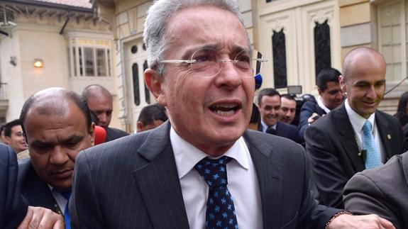 El expresidente colombiano Álvaro Uribe.