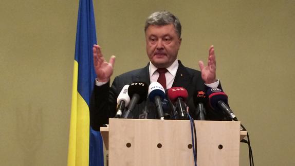 El presidente ucraniano, Petro Poroshenko.