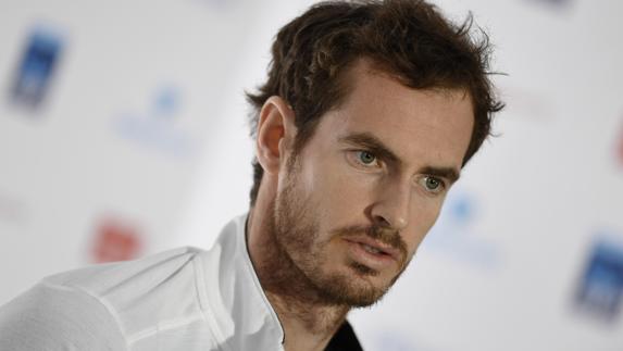 Andy Murray, en rueda de prensa. 