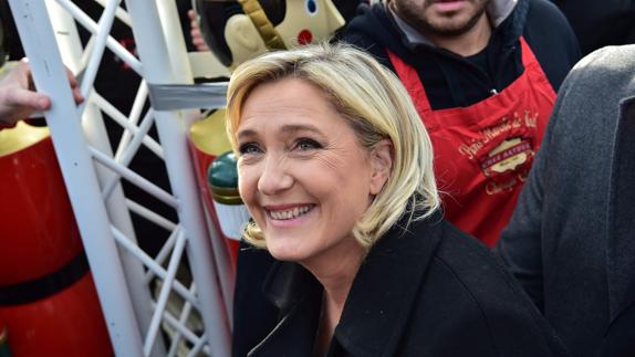 La líder del partido ultraderechista francés Frente Nacional, Marine Le Pen.