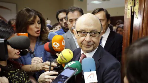 El ministro de Hacienda, Cristóbal Montoro.