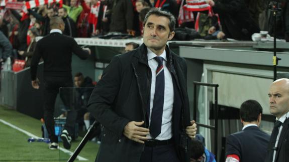 Valverde, en un partido. 