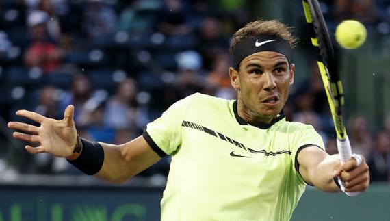 Rafa Nadal, en el Masters de Miami.