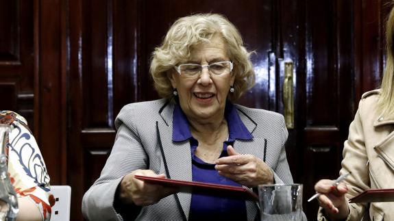 La alcaldesa de Madrid, Manuela Carmena.