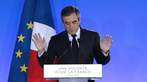 El candidato del centro-derecha a las presidenciales, François Fillon.