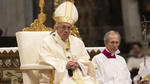 El Papa Francisco, en el Vaticano. 