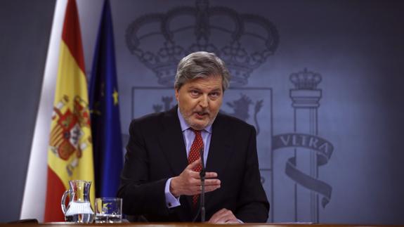 El portavoz del Gobierno, Íñigo Méndez de Vigo.