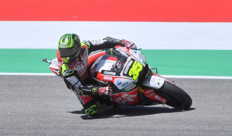 El piloto británico Cal Crutchlow, en Mugello. 