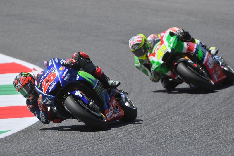 Maverick Viñales, en el circuito de Mugello. 