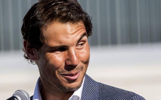 Rafa Nadal, en un acto publicitario.