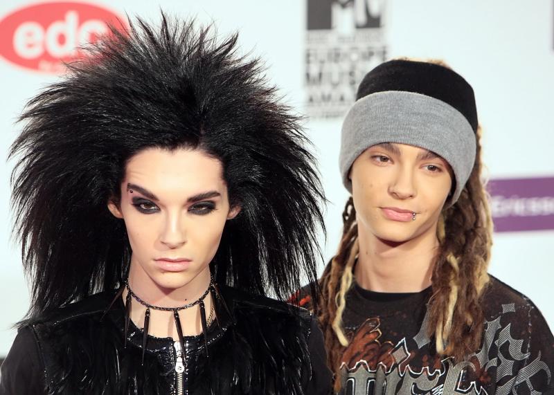 Los hermanos Tom y Bill Kaulitz forman el exitoso grupo Tokio Hotel / AFP PHOTO. Leon Neal