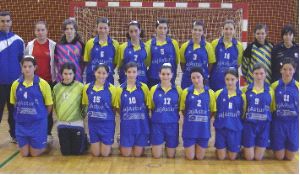 EQUIPO. Selección infantil femenina asturiana. / E. C.