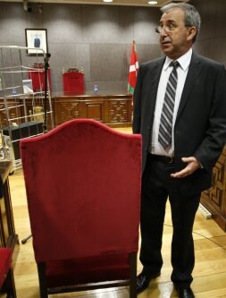 El juez Díaz de Rábago, en la sala de vistas. / EFE