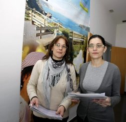 Isabel García y Yasmina Triguero. /MARIETA