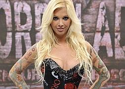 La actriz erótica Sonia Baby, en una imagen promocional. ::                             E. C.