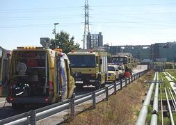 Superado el simulacro de accidente químico en la planta de Dupont