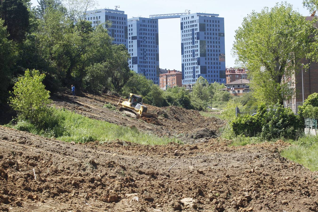 Las obras del vial norte comenzaron el pasado mes. 