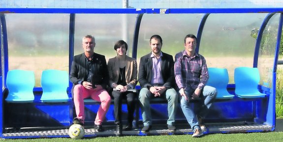 Javier Hugo Novoa, Catuxa Irene Fernández, Marcos González y Fernando Casielles. 