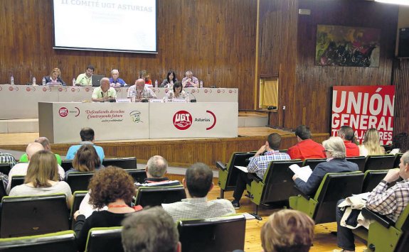 Reunión del II Comité de UGT de Asturias. 
