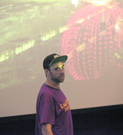 Alfredo Álvarez, ayer en el cine del Niemeyer. 
