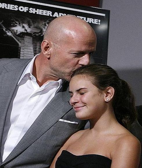 Tallulah, hija de Bruce Willis, padece un trastorno por el que se ve fea