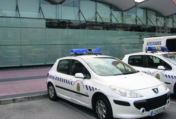 La Comisaría de la Policía Local de Siero, en la Plaza de Olof Palme. 