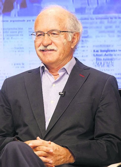 Menéndez Rexach, anoche, durante su intervención en 'La Lupa', de Canal 10.