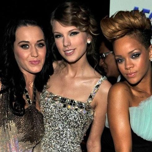 Taylor Swift, víctima de un maquiavélico plan organizado por Katy Perry y Rihanna