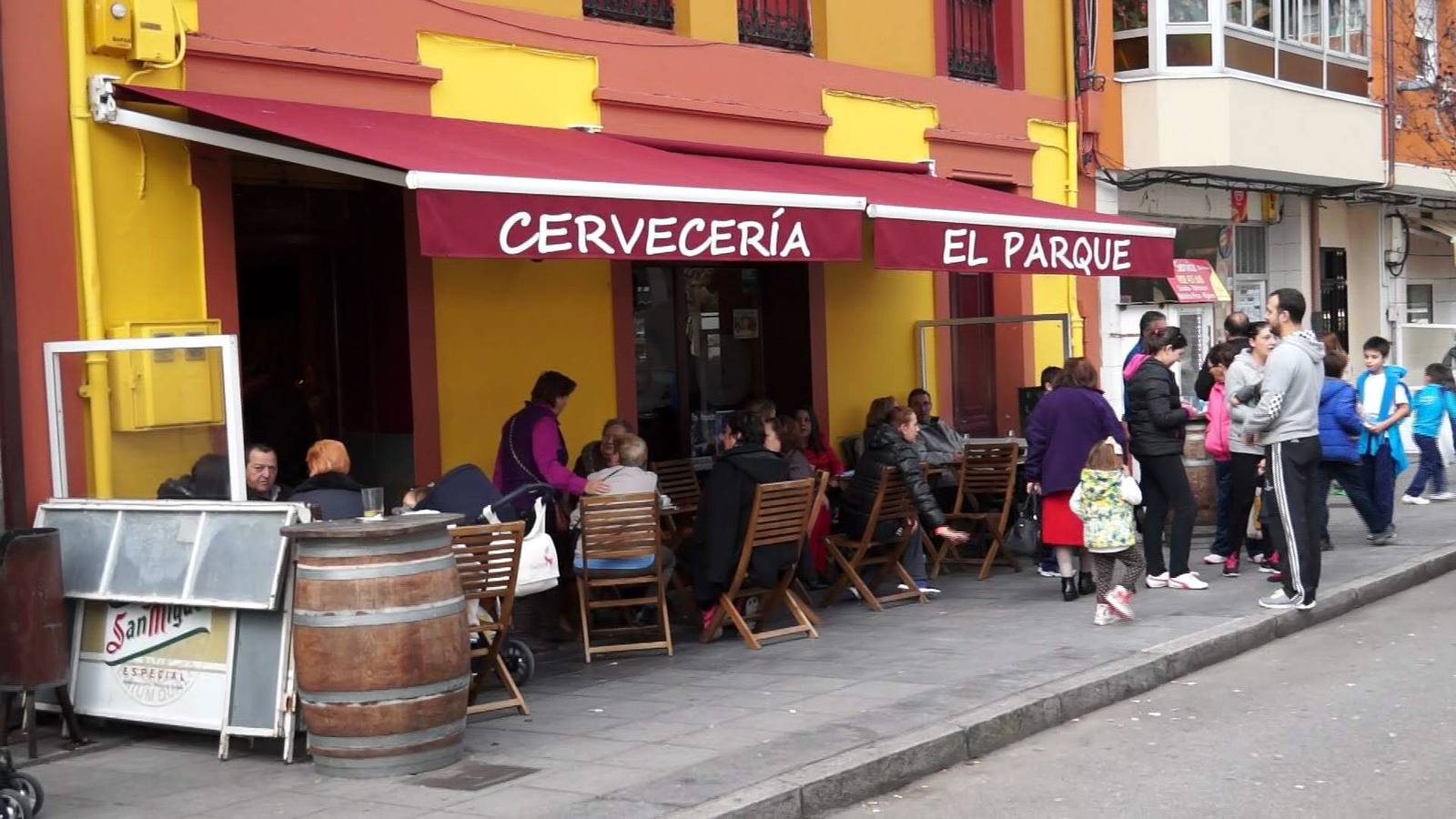  El Parque, donde José Ignacio Bilbao permaneció durante una hora el jueves, de una a dos de la tarde.