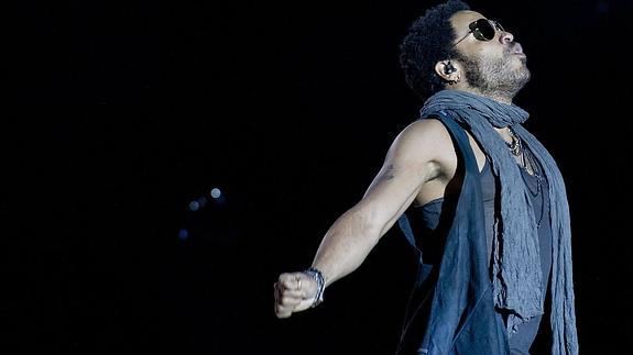 Lenny Kravitz, durante una actuación en el Festival Rock in Rio de Arganda del Rey, en Madrid.