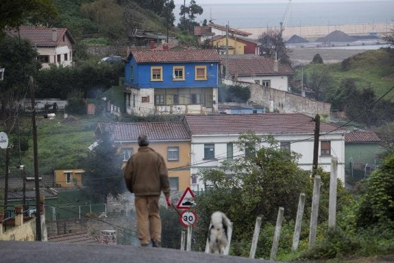Vista general del barrio de El Muselín, con sus viviendas en la ladera y las singulares cuestas de sus calles. 