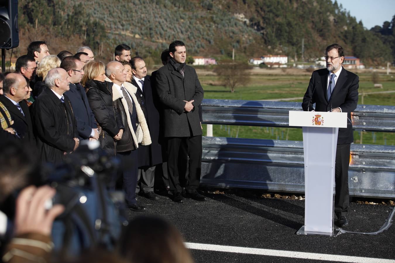 Mariano Rajoy, durante su discurso en la inauguración. 