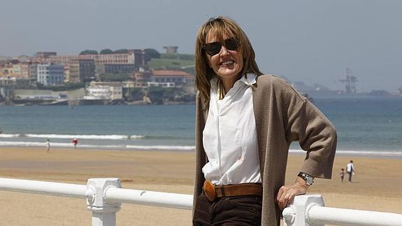 Henar Ortiz en Gijón.