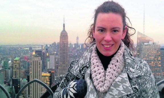 Marina García Macia, con Nueva York a sus pies. 