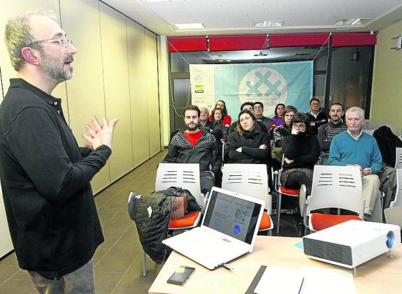 Carlos Rodríguez, en la presentación de las actividades. 